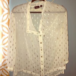 Sheer Button Up